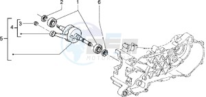 Zip 50 SP drawing Crankshaft