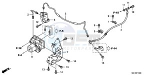 NSA700A9 Europe Direct - (ED / MME) drawing REAR BRAKE HOSE