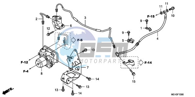 REAR BRAKE HOSE