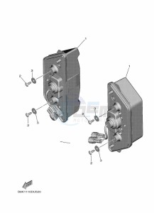 YXE850EN YXE85WPAK (B8K5) drawing TAILLIGHT