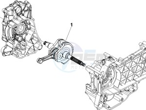 MP3 250 (USA) USA drawing Crankshaft