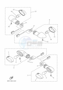 XTZ690 TENERE 700 (BW31) drawing FLASHER LIGHT