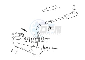 GPR NUDE - 125 cc drawing SILENCER