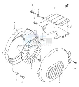 AE50 (E71) drawing COOLING FAN