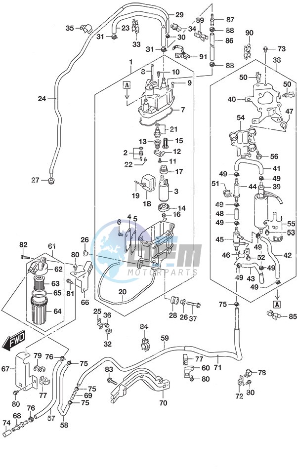 Fuel Pump/Fuel Vapor Separator