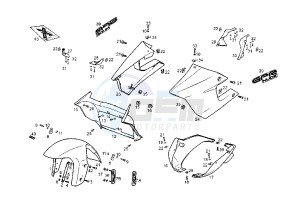 GPR NUDE - 50 cc drawing FRONT BODY