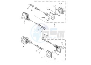 TW 125 drawing FLASHER LIGHT