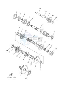 YXC700E VIKING VI EPS (2US5) drawing TRANSMISSION