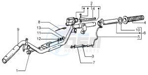 Liberty 50 2t RST drawing Handlebars component parts