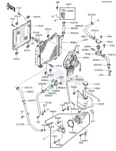 EX 250 E [NINJA 250R] (E1-E2) [NINJA 250R] drawing RADIATOR_FAN_WATER PUMP