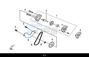 JOYRIDE 300 16" (LJ30W4-EU) (M3) drawing OIL PUMP ASSY