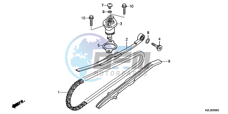 CAM CHAIN/ TENSIONER