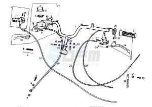 Diesis 100 drawing Handlebar - Drive controls