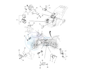 XT Z TENERE 660 drawing ELECTRICAL DEVICES