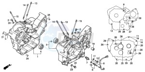 NTV650 drawing CRANKCASE