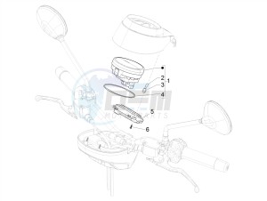 GTV 300 HPE SEI GIORNI IE E4 ABS (NAFTA) drawing Meter combination - Cruscotto