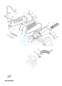 X-MAX125 XMAX 125 EVOLIS 125 (2ABF) drawing INTAKE 2