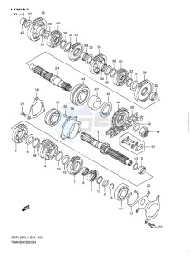 GSF-1250 BANDIT EU drawing TRANSMISSION