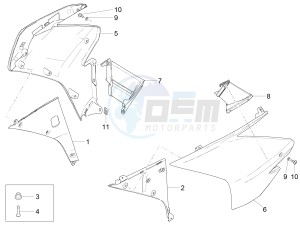 RSV4 1000 RR drawing Front Body II