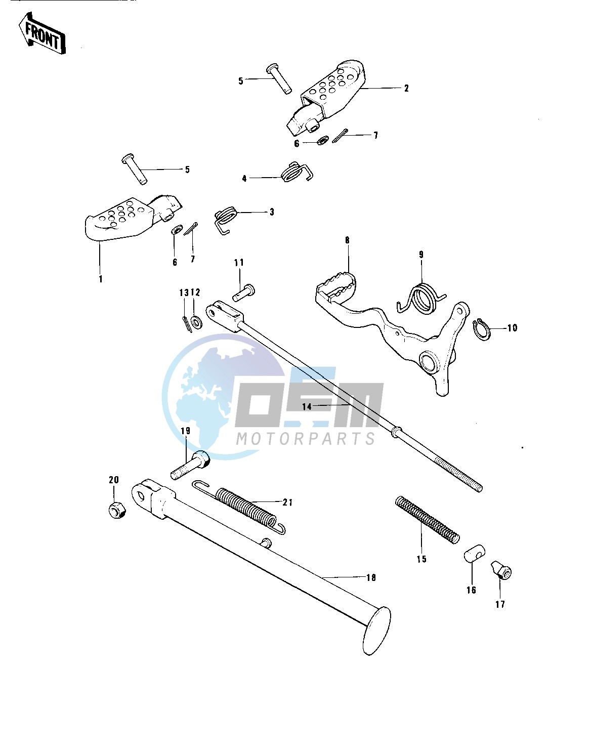 FOOTRESTS_STAND_BRAKE PEDAL