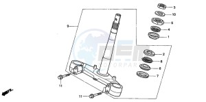 SH150 125 drawing STEERING STEM