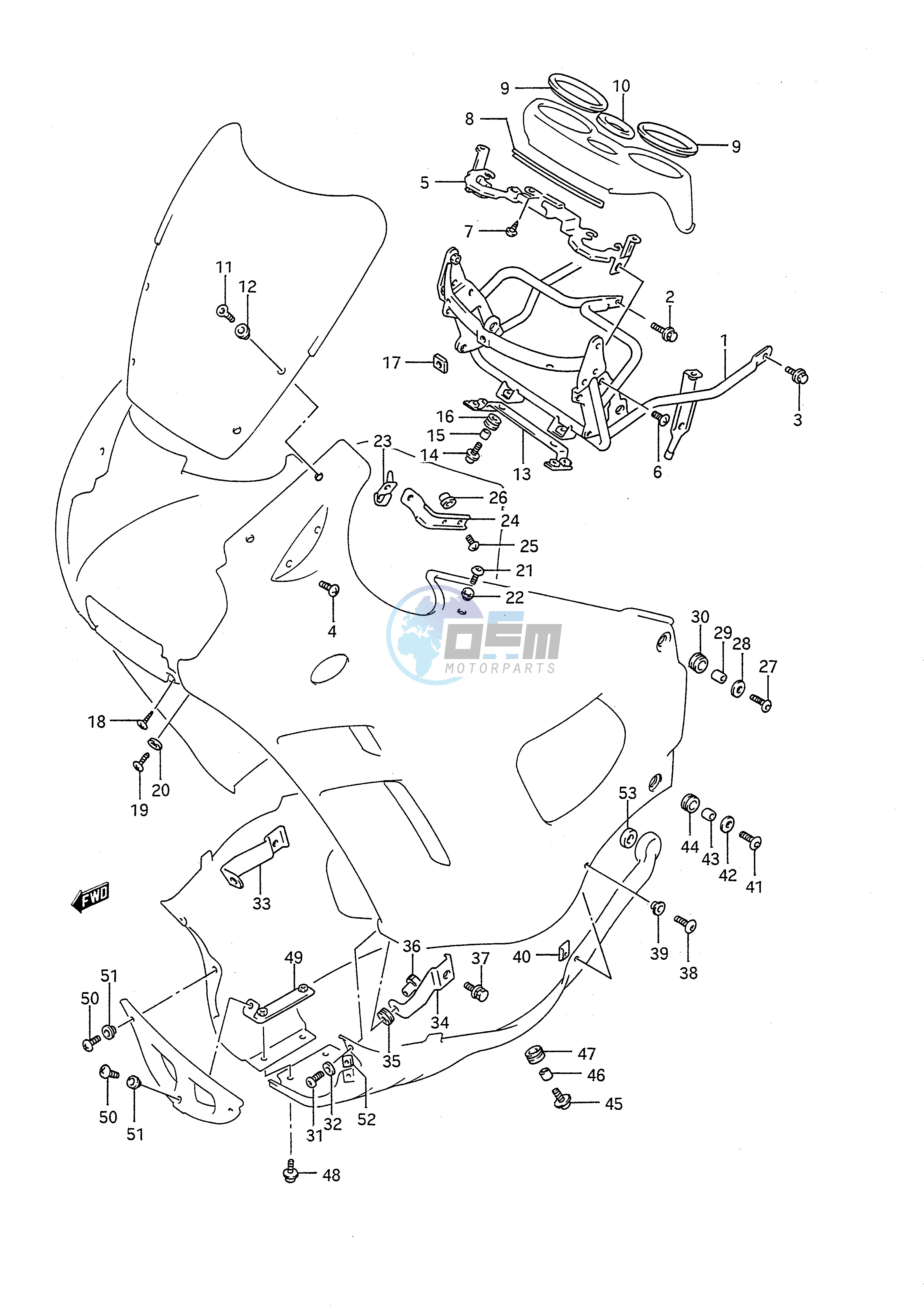 COWLING INSTALLATION PARTS