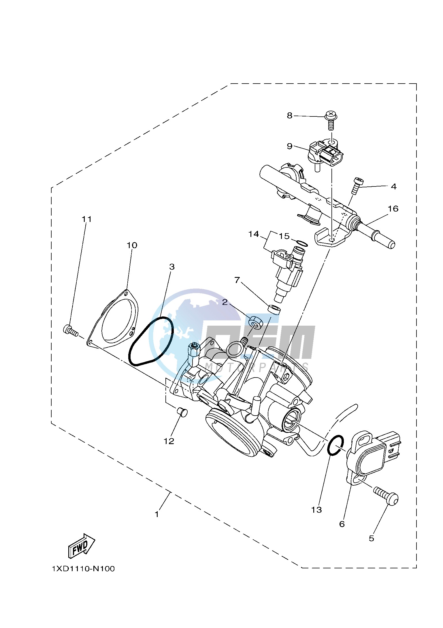 THROTTLE BODY ASSY 1