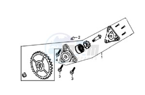 FIDDLE II 50 45KMH NEW ENGINE drawing OILPUMP