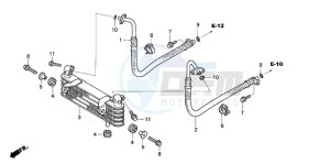 TRX450ER drawing OIL COOLER