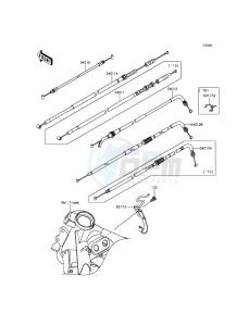 NINJA_250SL_ABS BX250BFF XX (EU ME A(FRICA) drawing Cables