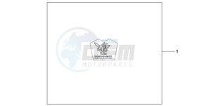 CB600F39 UK - (E / MKH ST) drawing KIT LOGO SE