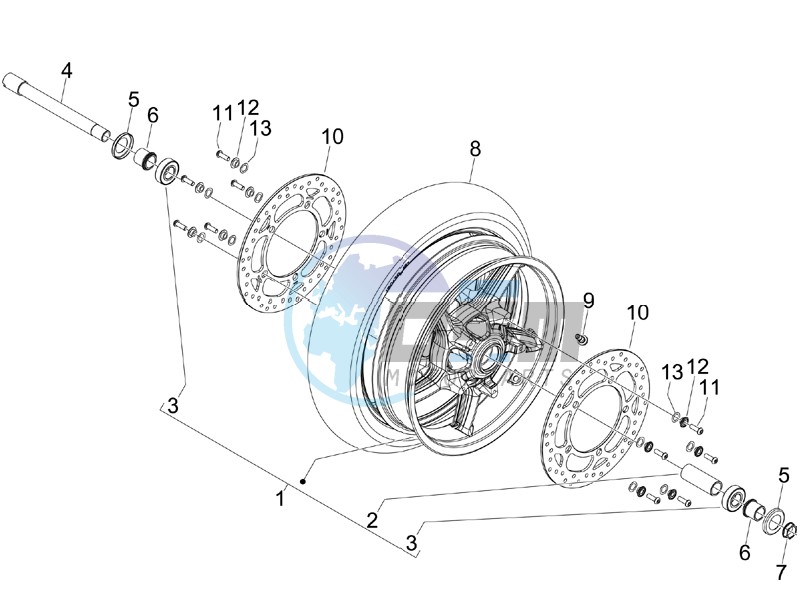 Front wheel