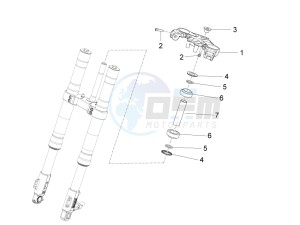 RS4 125 4T (AU, CA, EU, HK, J, RU, S, USA) drawing Steering