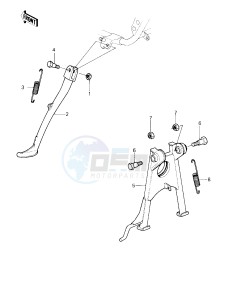 KZ 1000 D [Z1R] (D3) [Z1R] drawing STANDS -- 80 D3- -