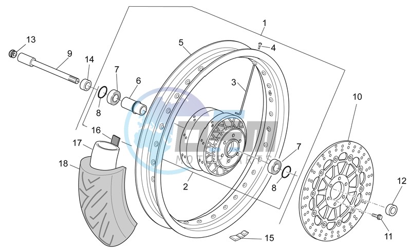 Front wheel I