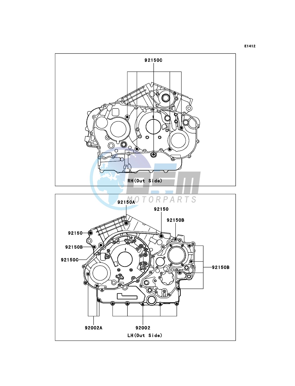 Crankcase Bolt Pattern