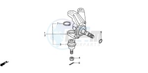 TRX350TM RANCHER drawing KNUCKLE (1)