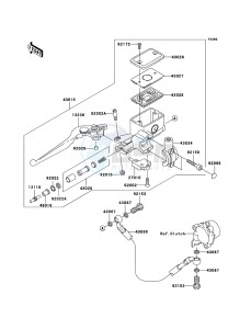 VN1600 CLASSIC TOURER VN1600-D1H GB XX (EU ME A(FRICA) drawing Clutch Master Cylinder