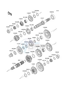 ZX 600 R [NINJA ZX-6R MONSTER ENERGY] (R9FA) R9F drawing TRANSMISSION