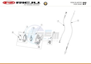 BYE-BIKE-25-KM-H-EURO4-HOLLAND-GREY drawing FRONT BRAKE