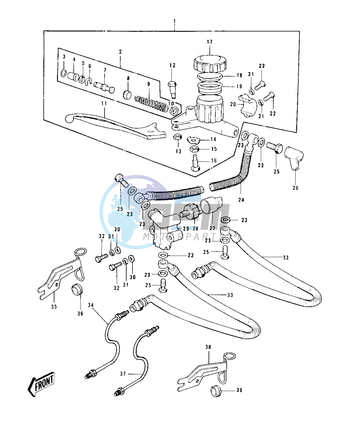 FRONT MASTER CYLINDER