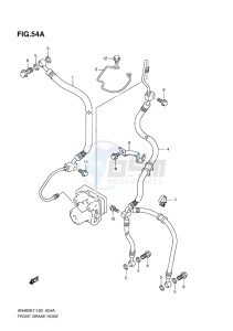 AN400 ABS BURGMAN EU-UK drawing FRONT BRAKE HOSE