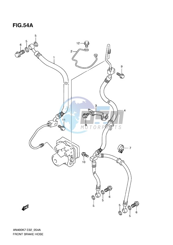 FRONT BRAKE HOSE