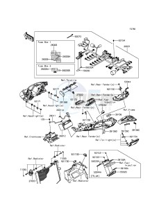 NINJA_ZX-6R ZX636EFF FR GB XX (EU ME A(FRICA) drawing Chassis Electrical Equipment