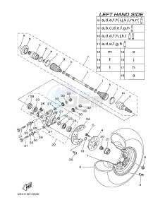 YXR700F YXR7FD RHINO 700 (1RBE 1RBF 1RBG 1RBH) drawing REAR WHEEL 3