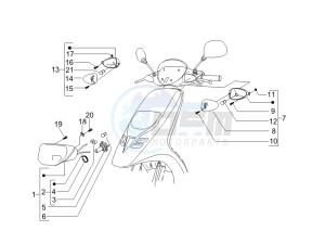 storm 50 drawing Head lamp - Turn signal lamps