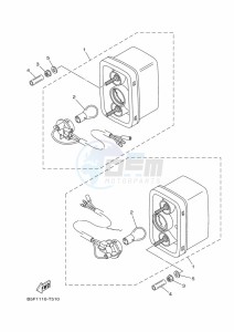 YXM700E YX70MPL (B5FP) drawing TAILLIGHT