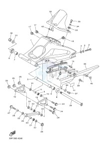 FZ8-N 800 FZ8 (NAKED) (39PL) drawing REAR ARM