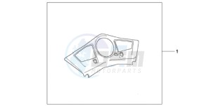 VFR8009 U / MME TWO drawing METER PANEL