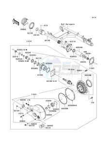 VN 1600 A [VULCAN 1600 CLASSIC] (A6F-A8FA) A8FA drawing DRIVE SHAFT_FINAL GEAR